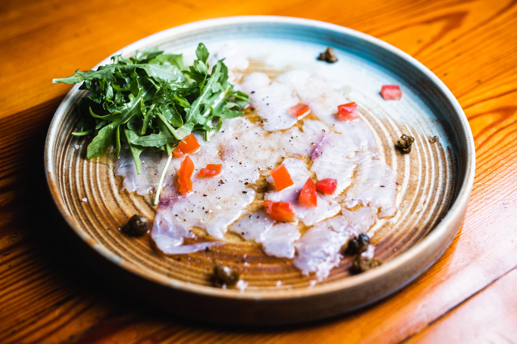 Rybí carpaccio