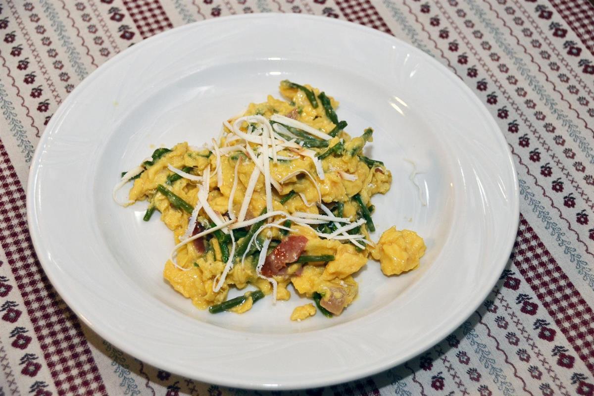 Frittata di asparagi selvatici