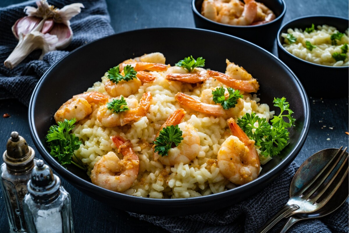 Kvarner Garnelen-Risotto