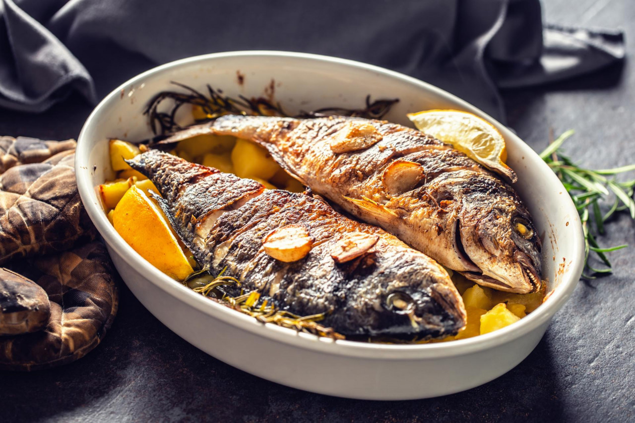 Vrbnik Style Baked Fish